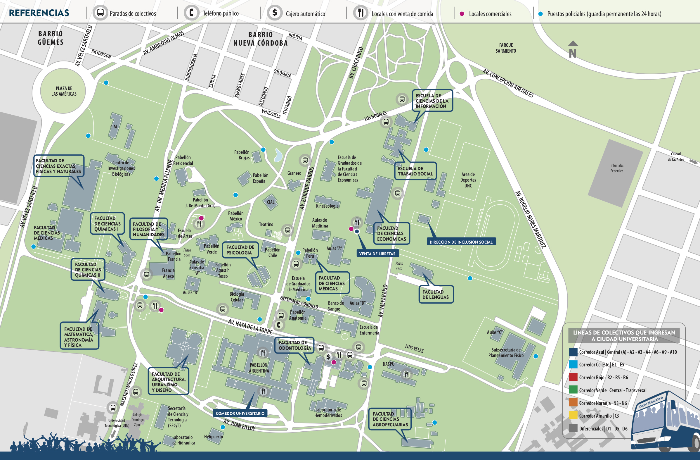 mapa ciudad universitaria