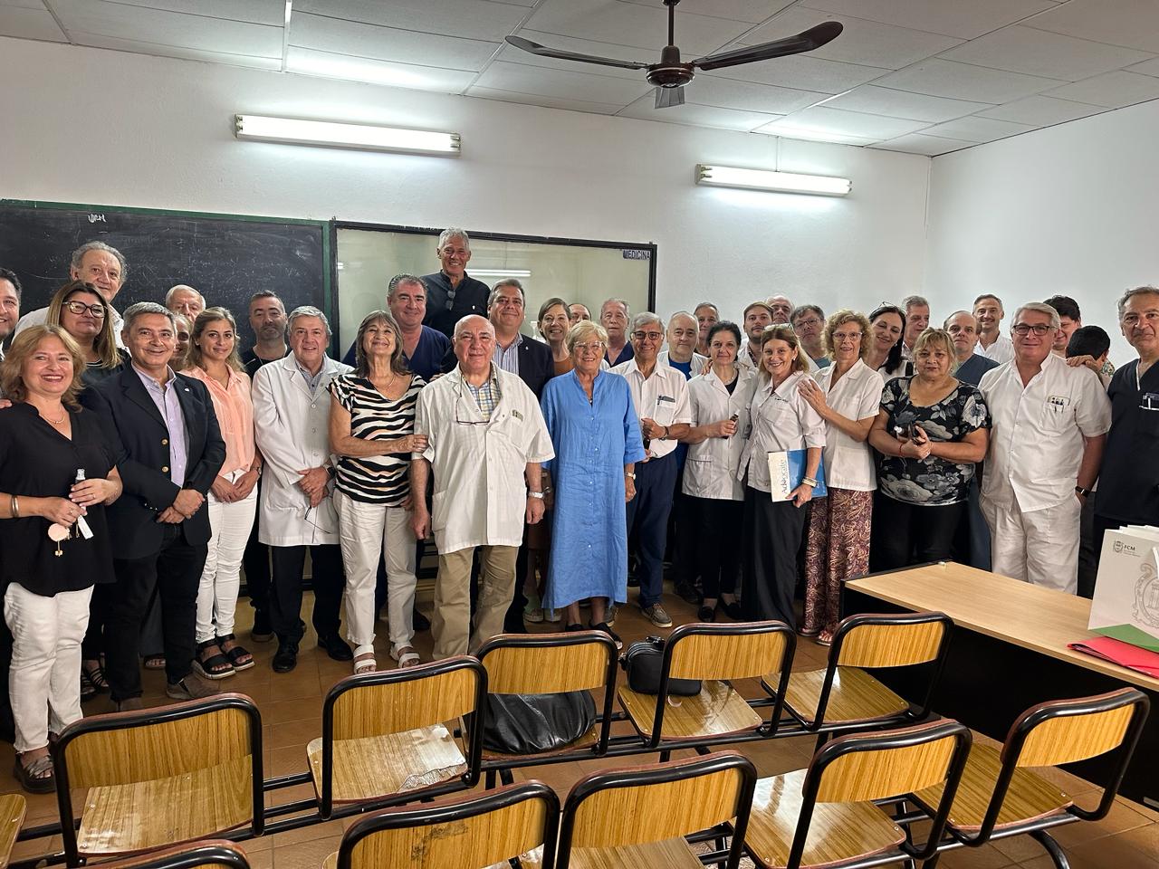 El Decano de FCM visitó la UNAPA del Hospital Tránsito Cáceres de Allende